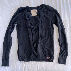 Hollister ruffle cardigan